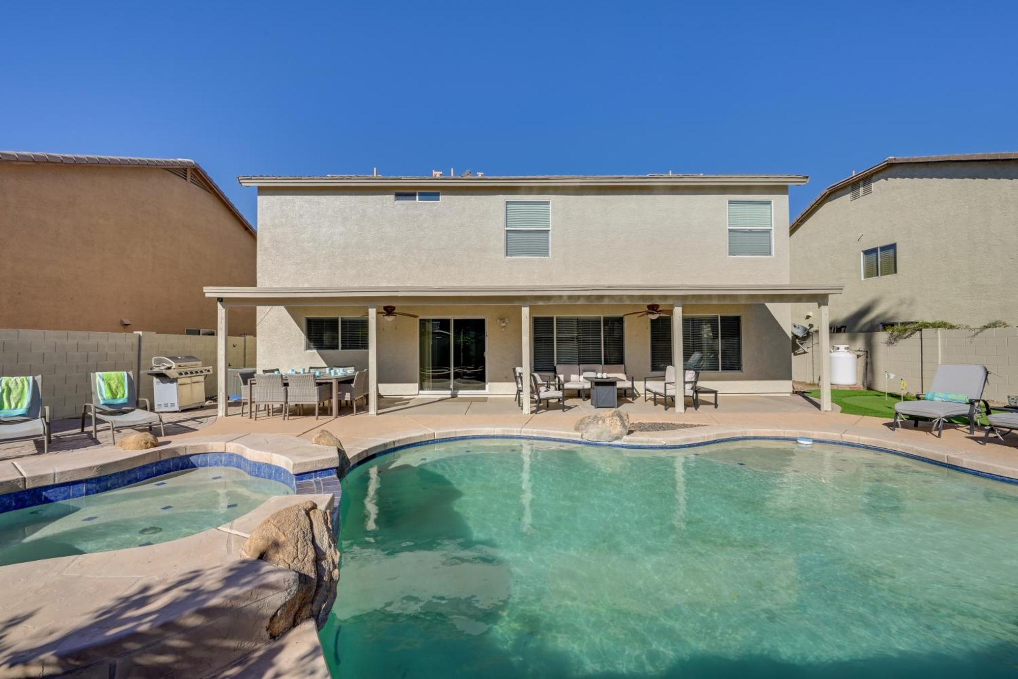 Spacious Arizona Home Pool, 9 Mi To San Tan Mtn Queen Creek Exterior photo